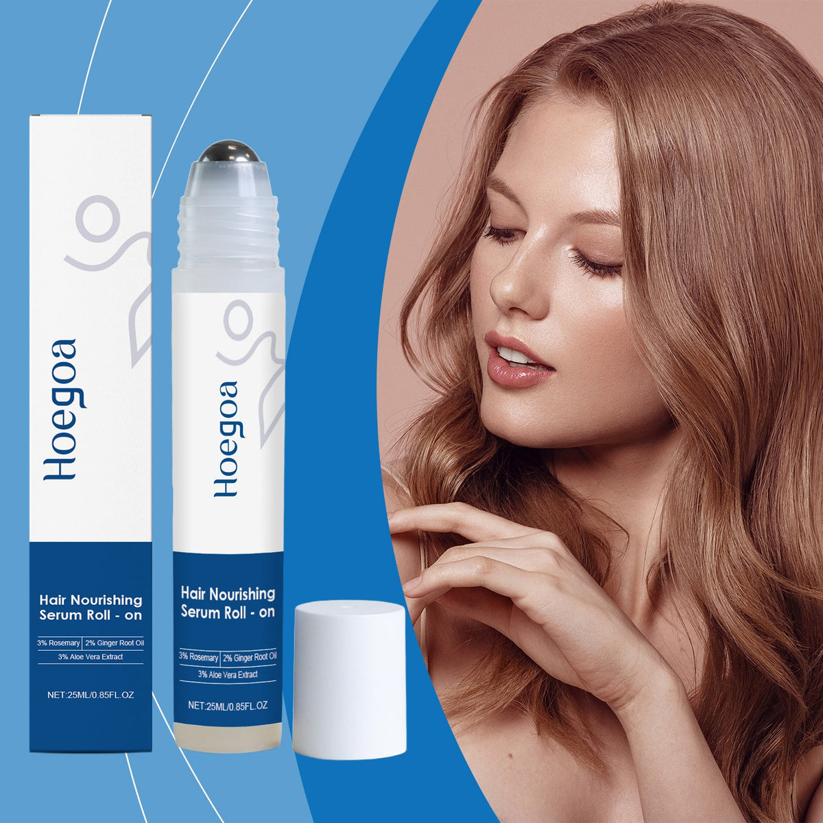 25 ml scalp serum with built-in roll-on applicator